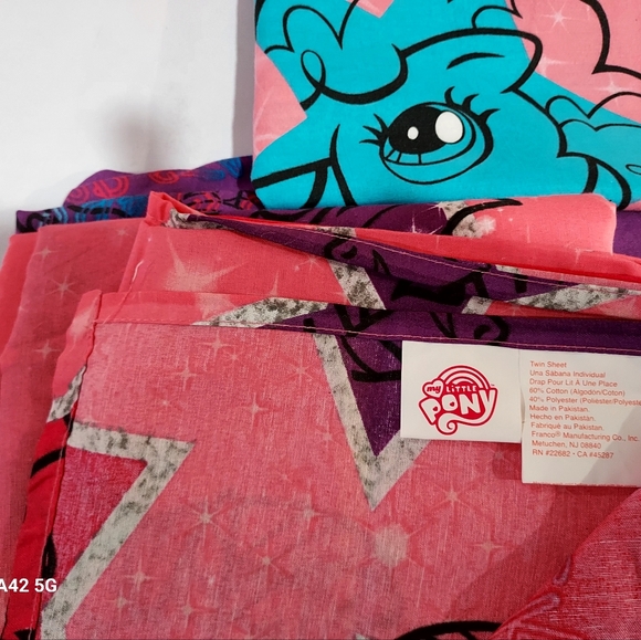 My Little Pony Super Stars Twin Sheet Set 3 PC - Picture 2 of 5